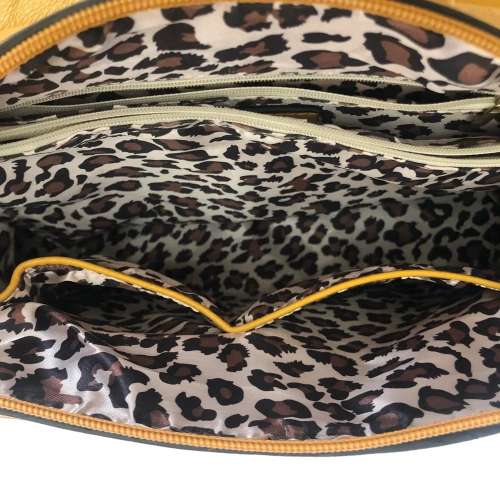 Yellow satchel/crossbody bag